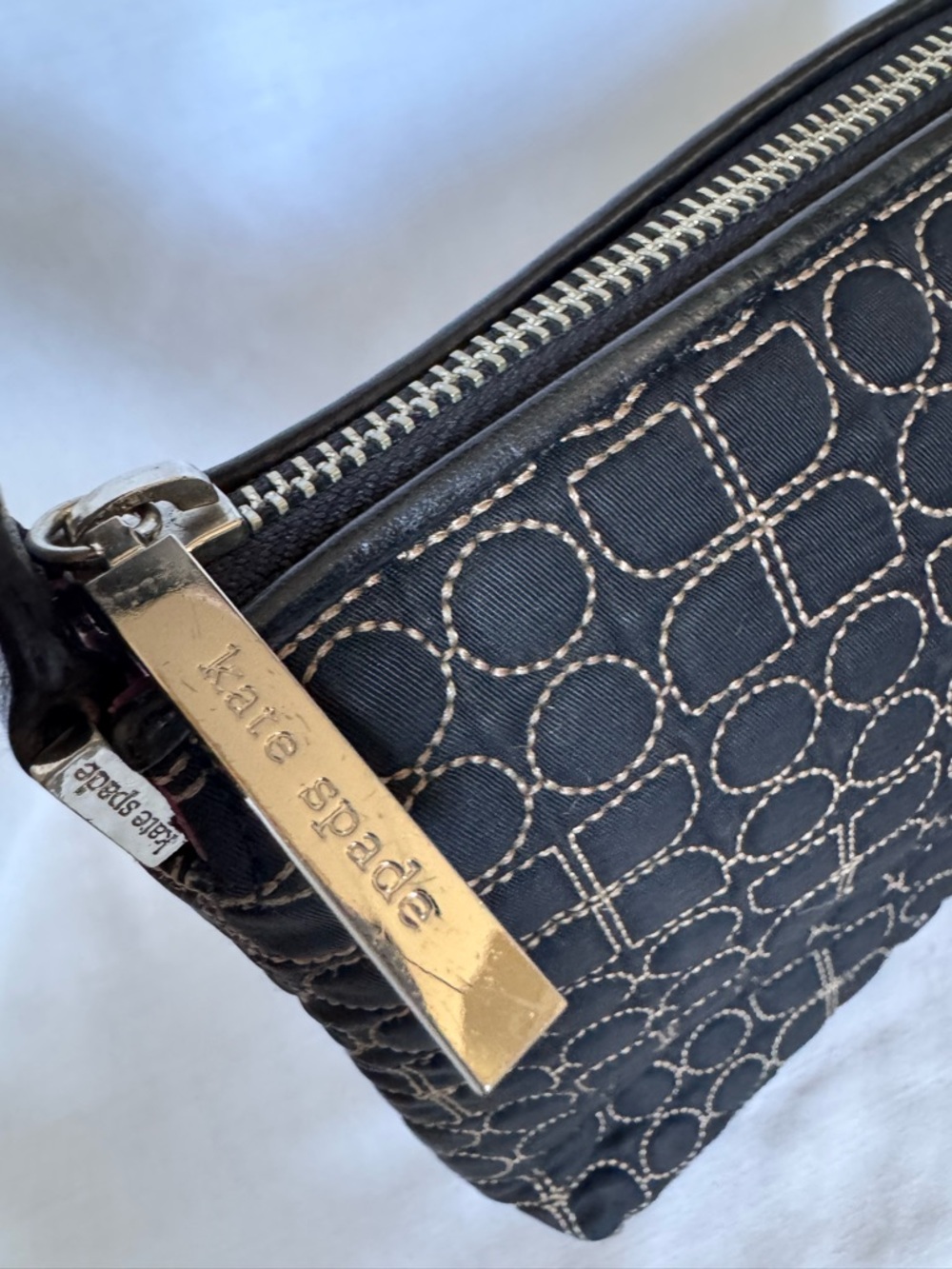 Y2K Kate Spade Vintage "Noel" Quilted Shoulder Bag